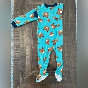 Carter’s, Unisex Fleece PJs wi Forest Critters, Smoke-free, pet-free Home, NWOT